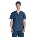 1005 Classix Haut à Col en V Unisexe avec 3 Poches par Greentown