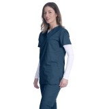 1005 Classix Unisex V-Neck Top with 3 Pockets by Greentown