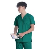 1005 Classix Unisex V-Neck Top with 3 Pockets by Greentown