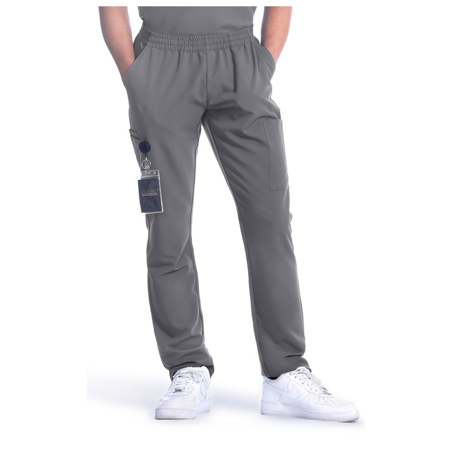 7201 Flaunt Unisex Tapered Leg Cargo Pant with 6 Pockets by Greentown