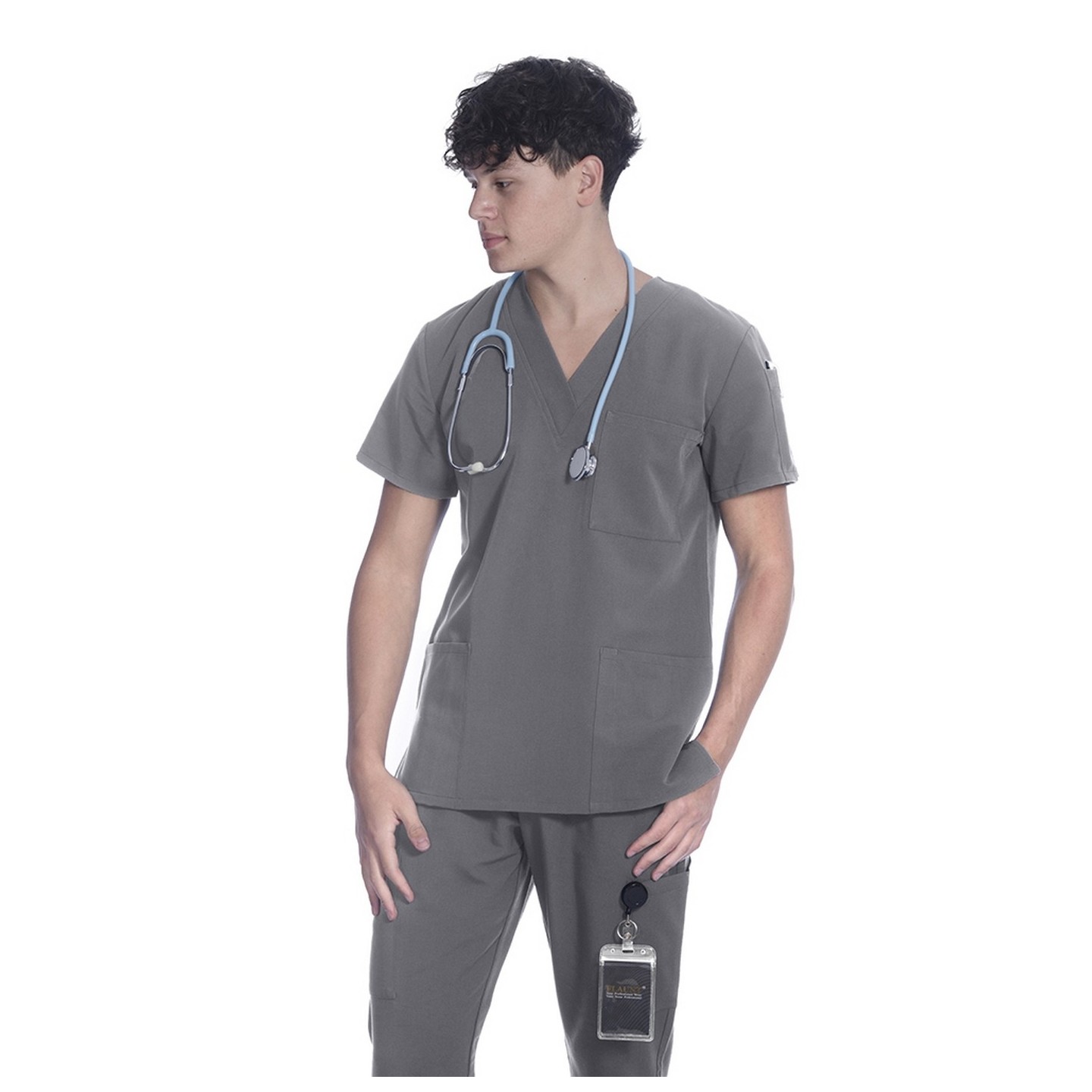 3601 Flaunt Haut Unisexe Moderne à Col en V par Greentown