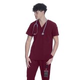 3601 Flaunt Unisex Modern Classic 4-Way Stretch V-Neck Top by Greentown