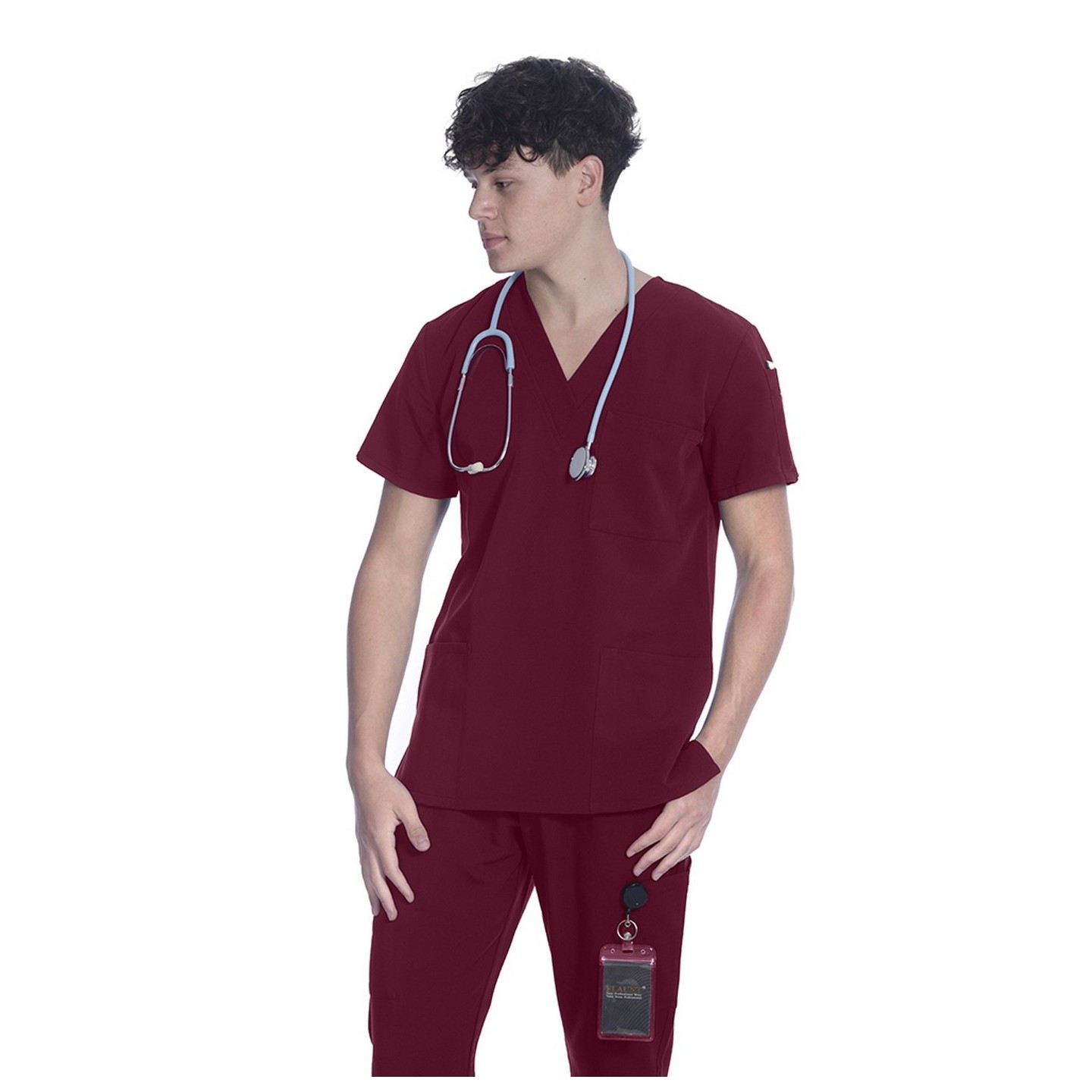 3601 Flaunt Haut Unisexe Moderne à Col en V par Greentown