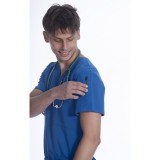 3601 Flaunt Unisex Modern Classic 4-Way Stretch V-Neck Top by Greentown