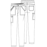DK220 Dickies Balance Pantalon pour Hommes à Jambe Droite avec 6 Poches