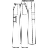 4044 Workwear Core Stretch Pantalon a Jambe Évasée de Cherokee