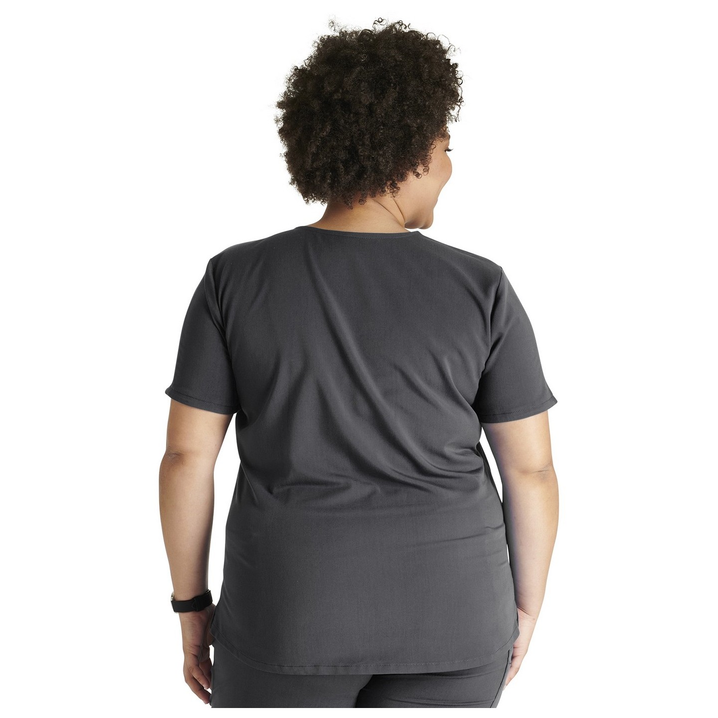 CK837A Atmos Contemporary V-Neck Top with 2 Pockets by Cherokee