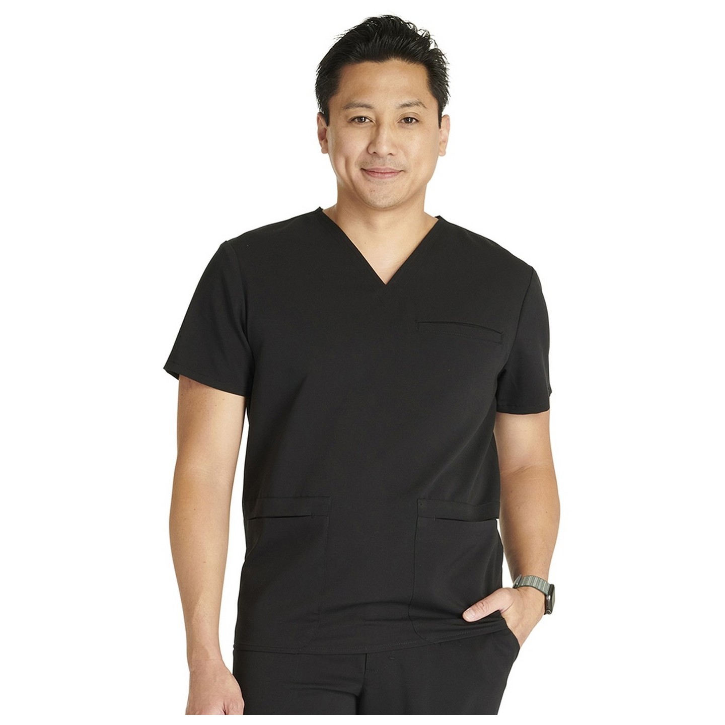 CK719A Atmos Men's 3 Pocket V-Neck Top by Cherokee