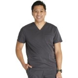 CK719A Atmos Men's 3 Pocket V-Neck Top by Cherokee