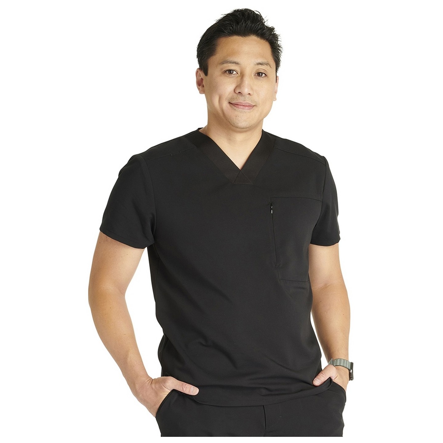 CK718A Atmos Men's Chest Pocket Top by Cherokee