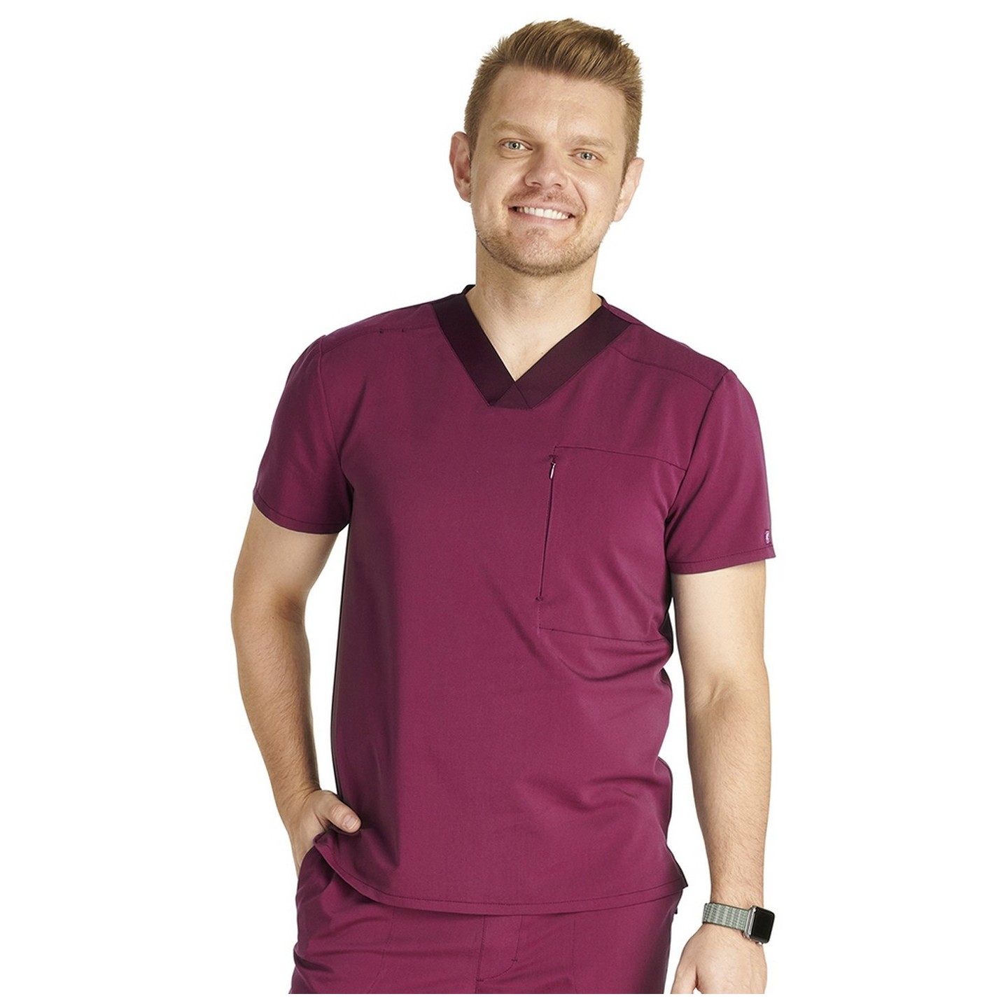 CK718A Atmos Men's Chest Pocket Top by Cherokee