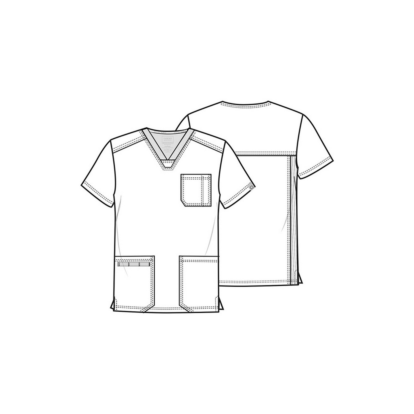 Men's V-Neck Top - Cherokee WW Revolution Tech