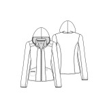 20310 Break on Through Veste d'Echauffement avec Capuchon Amovible par HeartSouleartSoul