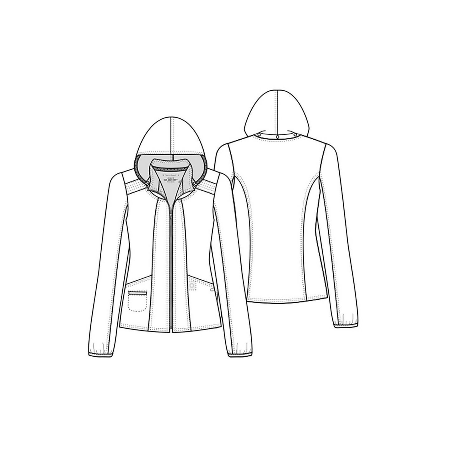 20310 Break on Through Veste d'Echauffement avec Capuchon Amovible par HeartSouleartSoul