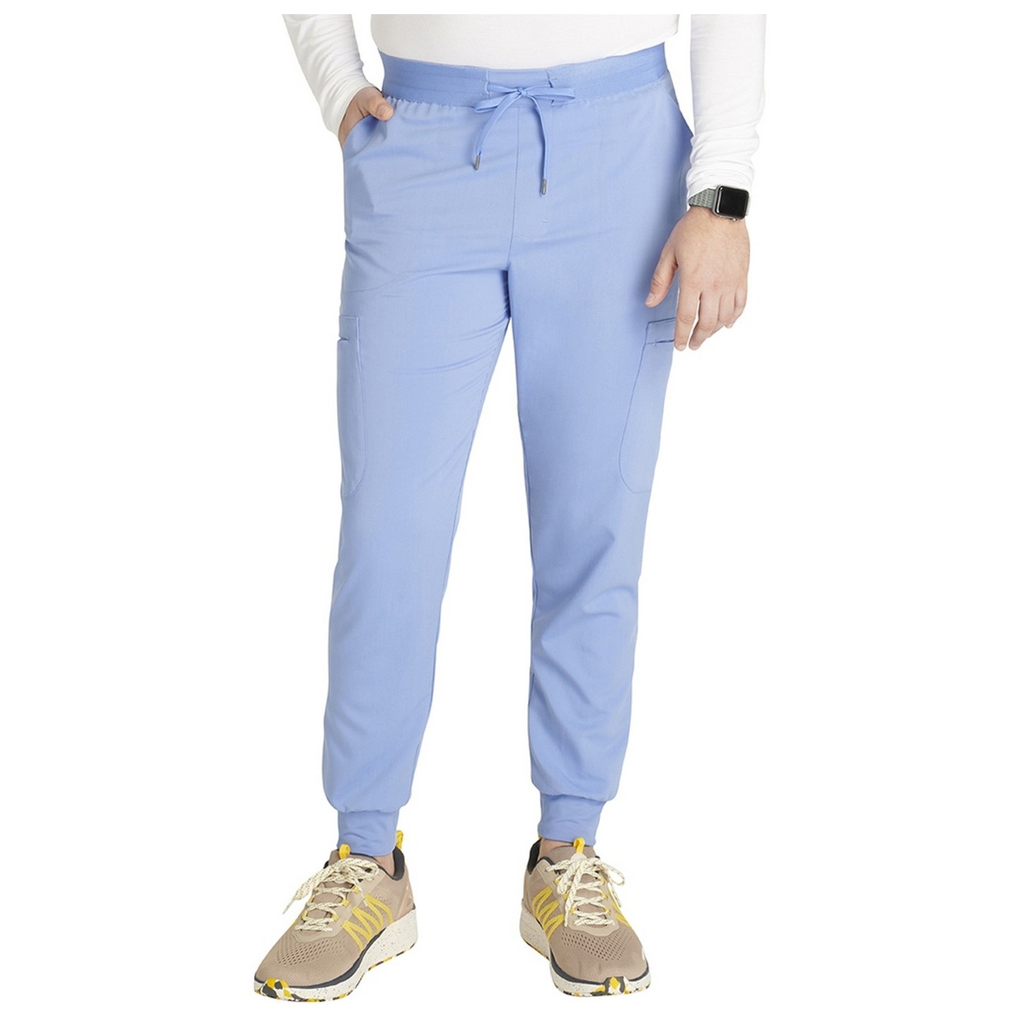 CK132A Atmos Men's Mid-Rise 5 Pocket Cargo Jogger Pant by Cherokee