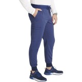 CK132A Atmos Men's Mid-Rise 5 Pocket Cargo Jogger Pant by Cherokee