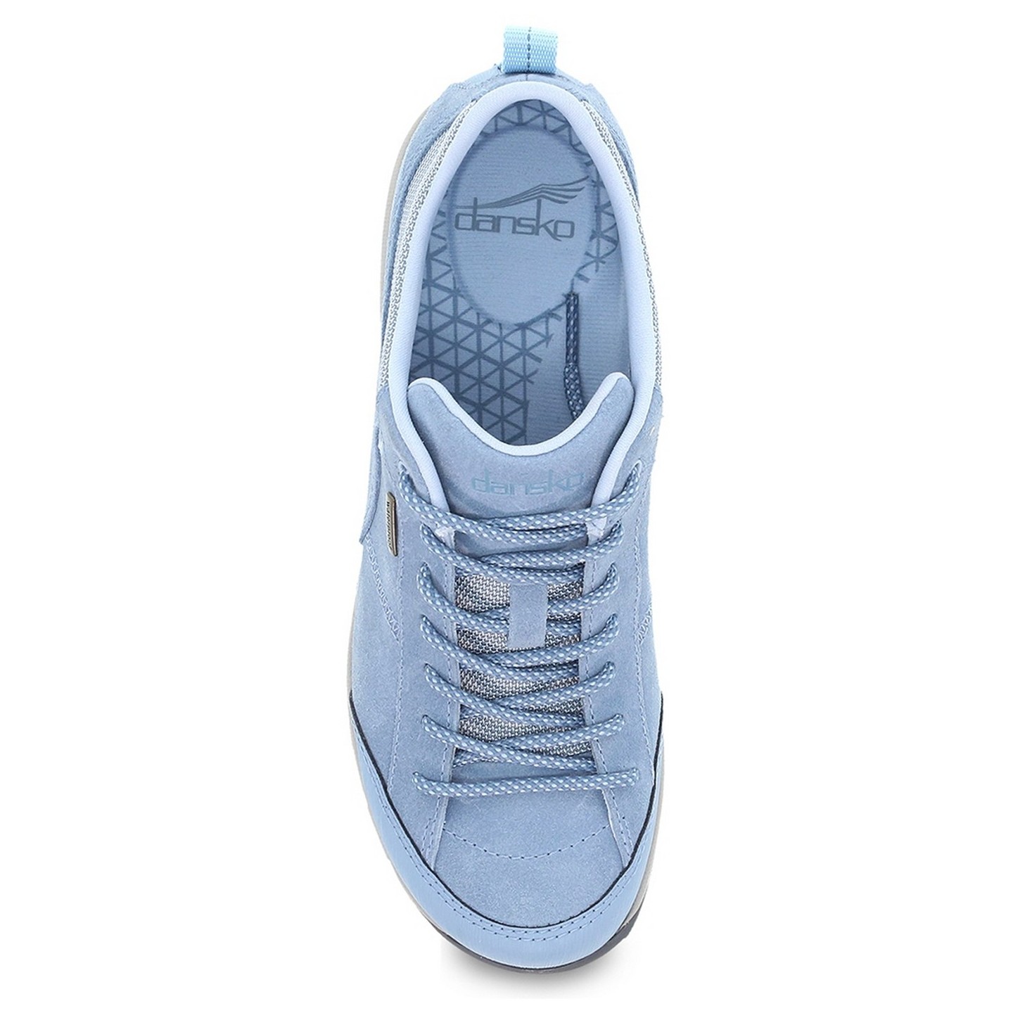 Paisley Sky Burnished Suede Waterproof Women's Slip Resistant Shoe by Dansko