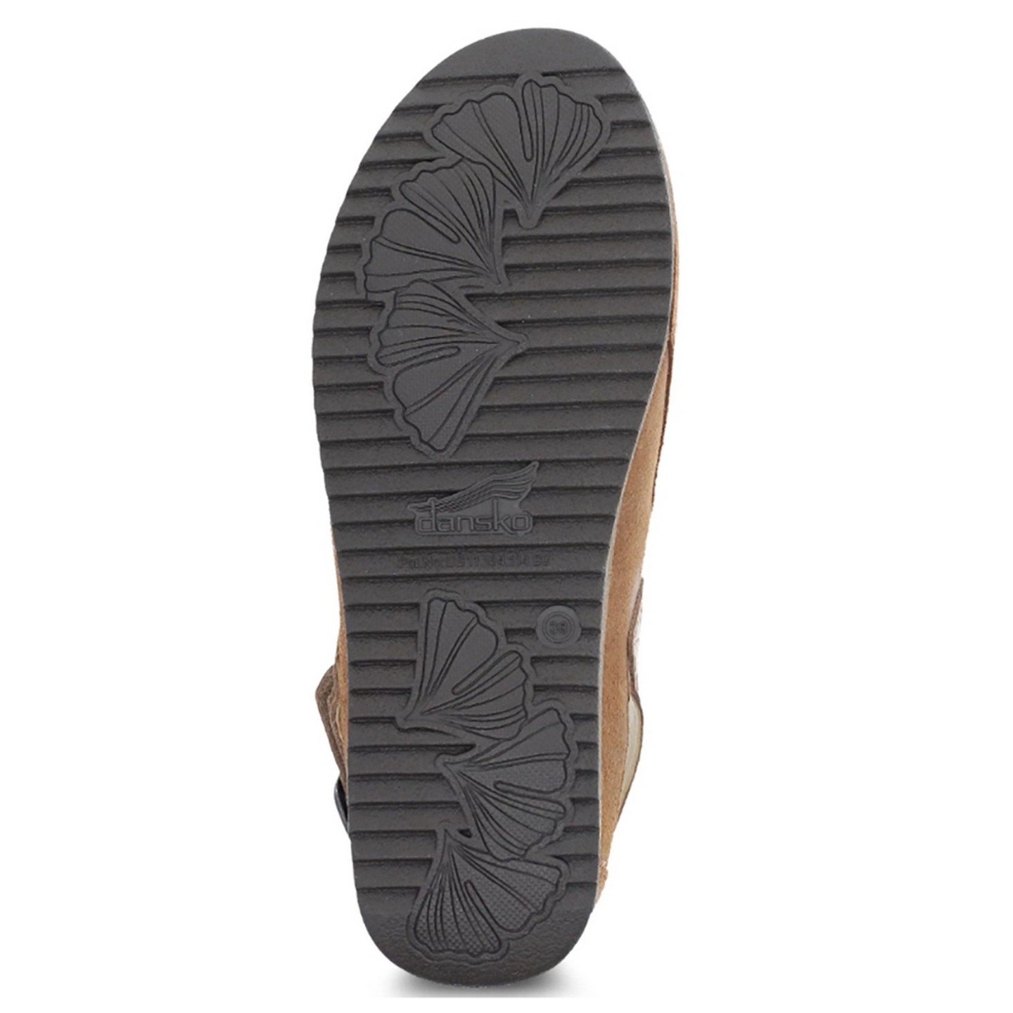 Merrin Tan Burnished Suede Mule Agrafée à Talon Sanglé  pour Femmes par Dansko 