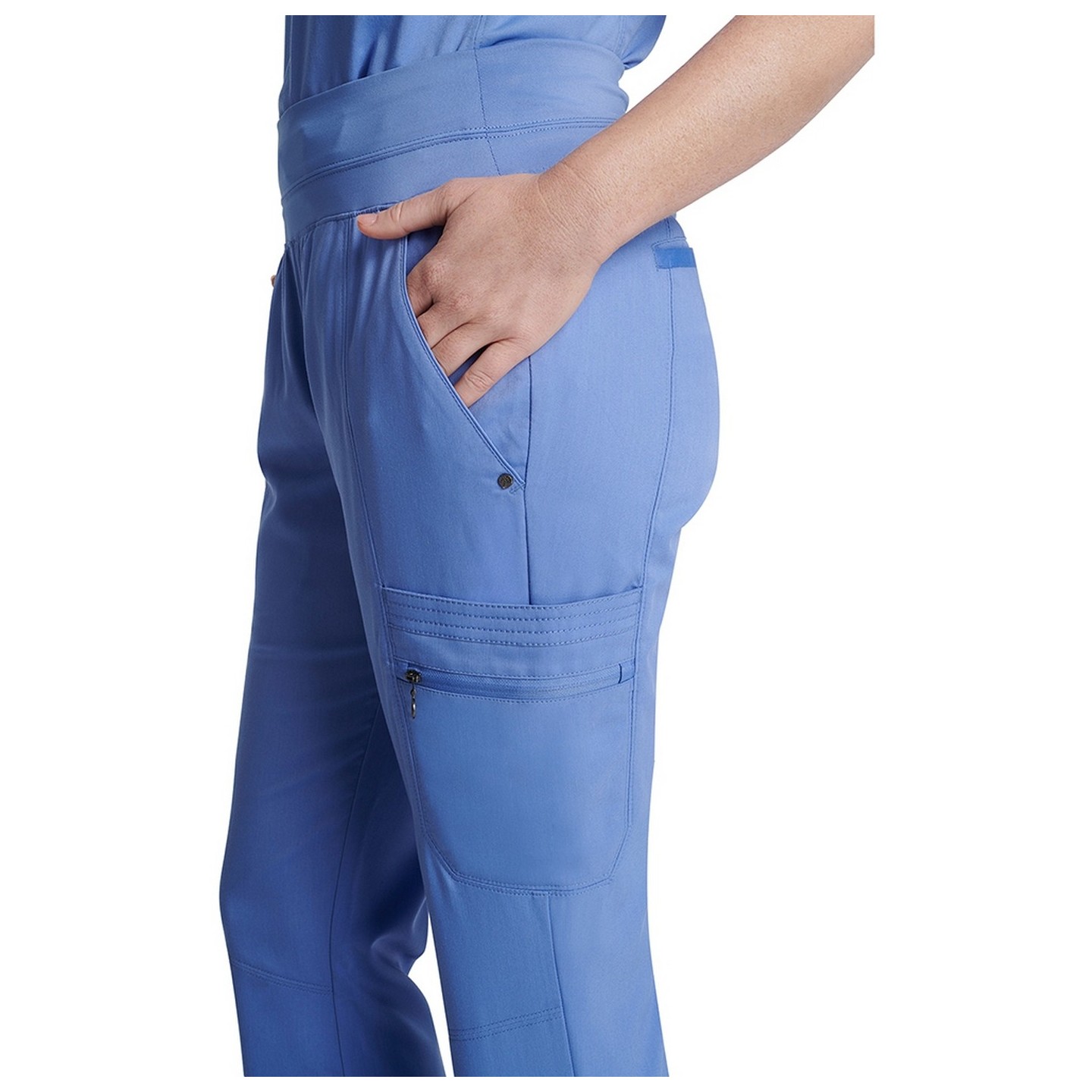 HH002 Purple Label Tina Yoga Waist Bootcut Cargo Pant by Healing Hands