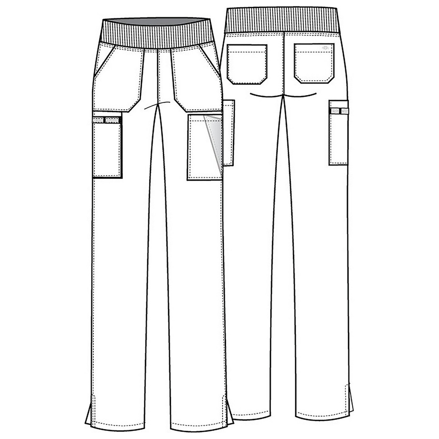 DK005 Dickies EDS Essentials Tapered Leg 7 Pocket Cargo Pant