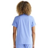 HH650 HH Works Macy Button Collar Tuck In Top by Healing Hands