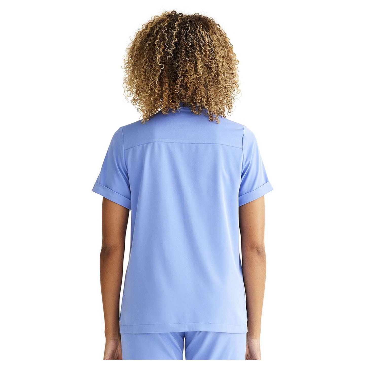 HH650 HH Works Macy Button Collar Tuck In Top by Healing Hands