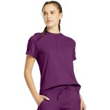 HH650 HH Works Macy Button Collar Tuck In Top by Healing Hands