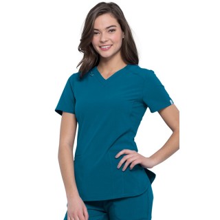 V-Neck Top - Cherokee Infinity - Antimicrobial