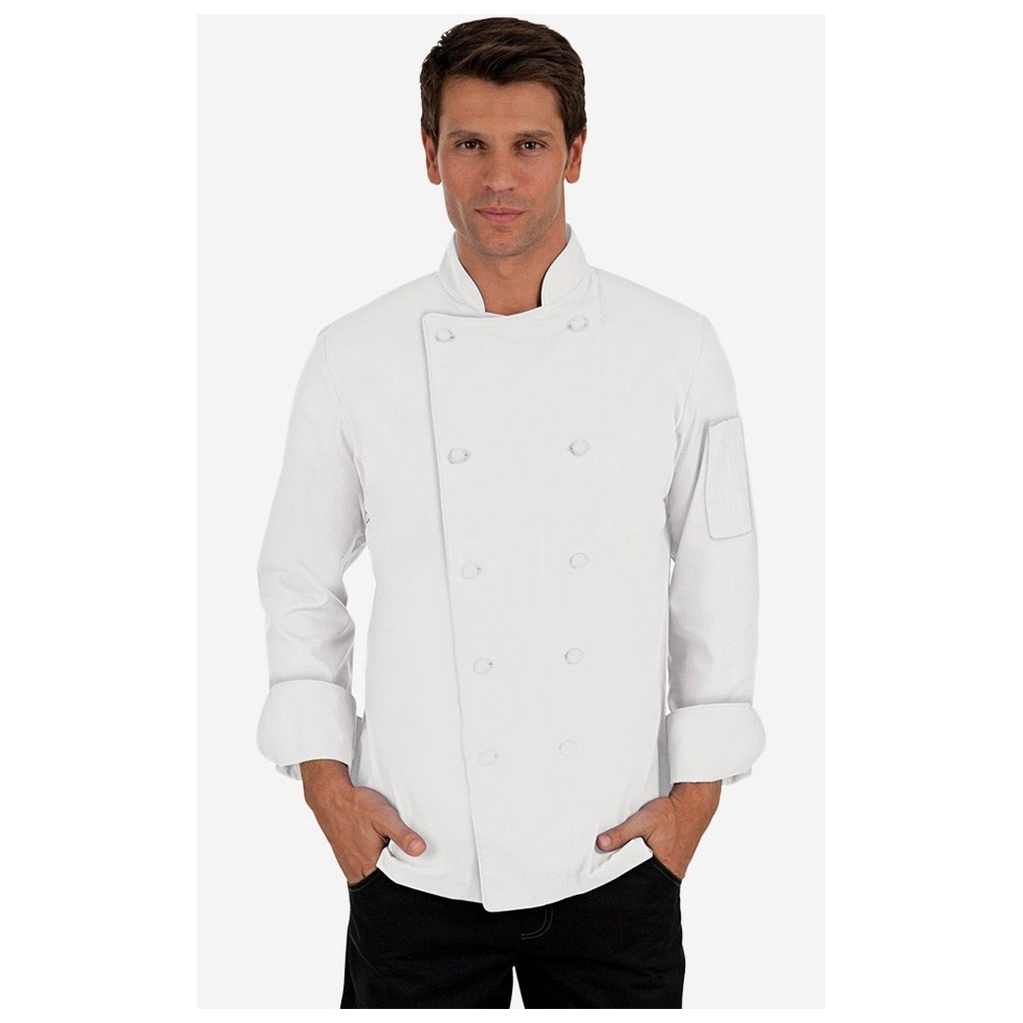 CC250 Voir des hommes - CC250 Classique chef Coat - White