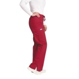 *FINAL SALE 316P-Tall RED Low Rise Lace Up Flare Pant by MOBB