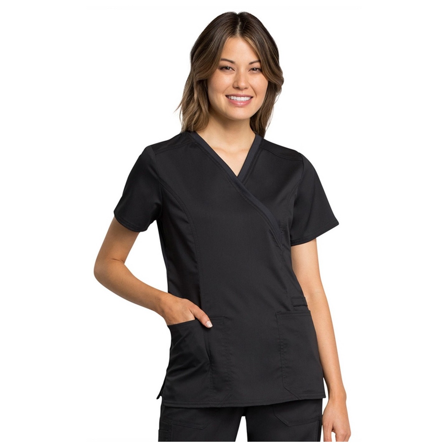 Mock Wrap Top - Cherokee WW Revolution Tech