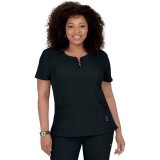 317 Koi Lite ™ Scrubs Serenity Double Zipper Top