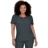 317 Koi Lite ™ Scrubs Serenity Double Zipper Top