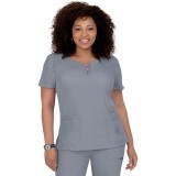 317 Koi Lite ™ Scrubs Serenity Double Zipper Top