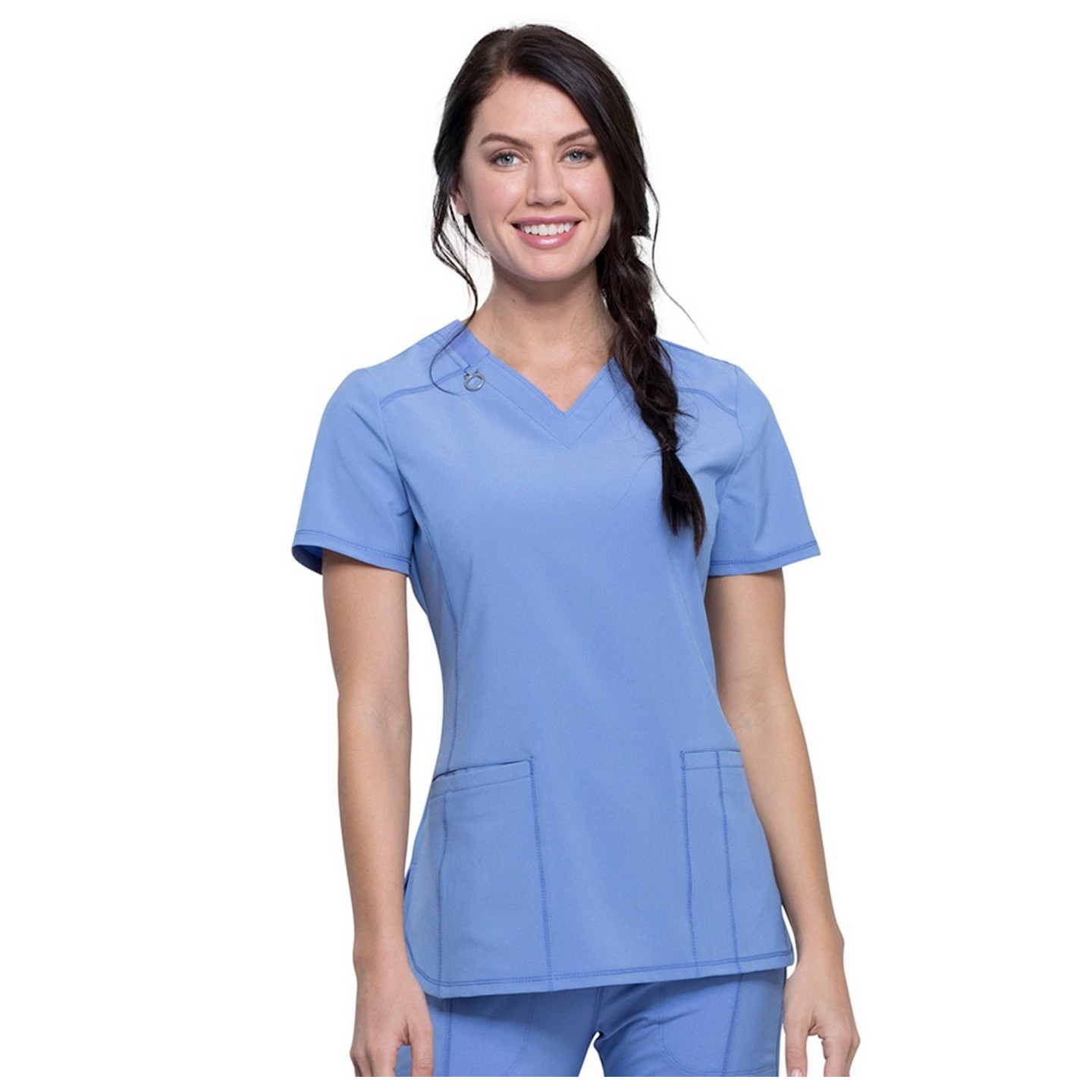 V-Neck Top - Cherokee Infinity - Antimicrobial