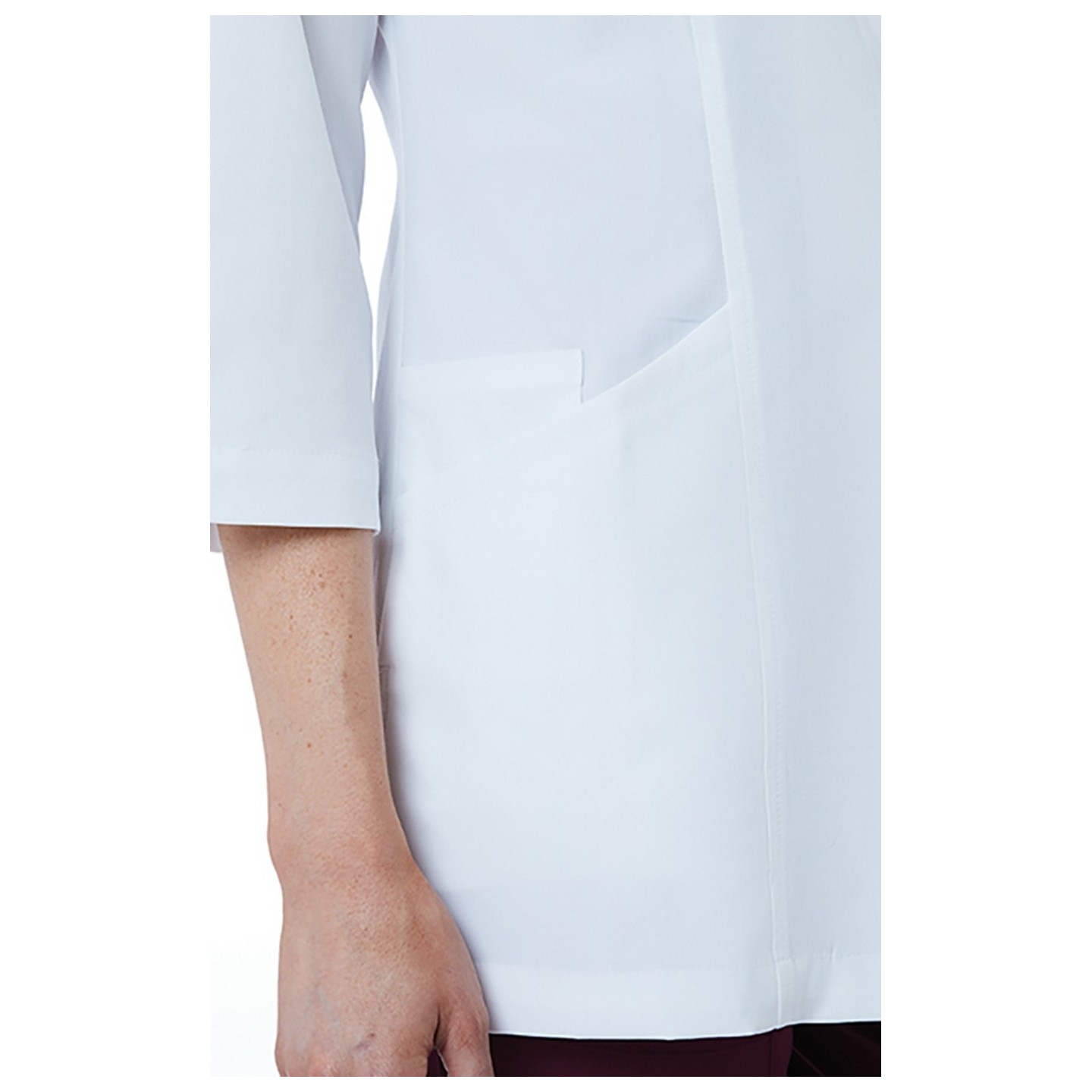 8803 Manteau de laboratoire SMART par Maevn – Étirement doux – Manteau à manches 3/4po