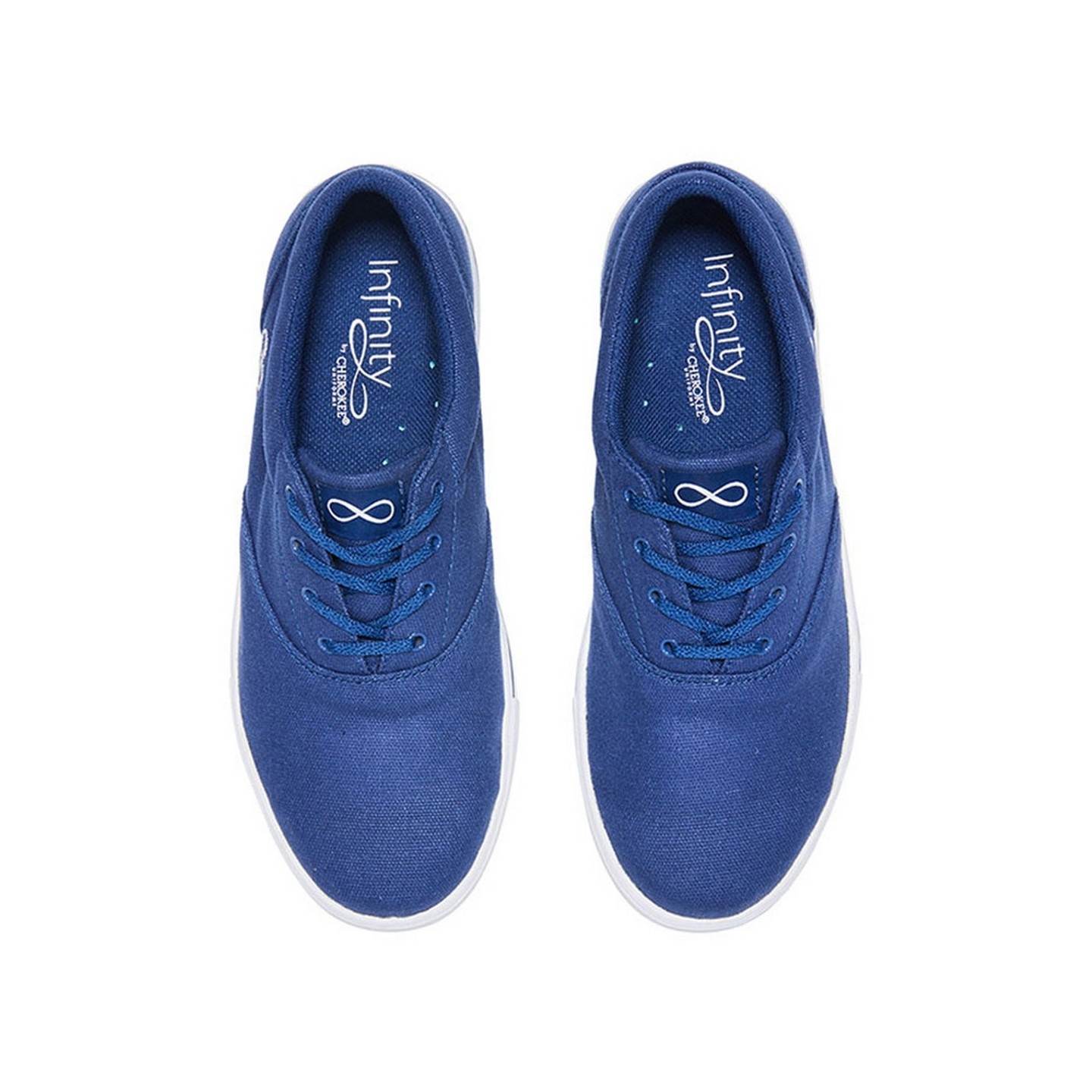 Echo Navy/White Chaussures Casual Imperméable et Antidépartant pour Femmes de Infinity Footwear par Cherokee