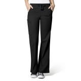5308 WonderFlex Grace Flare Leg Cargo Scrub Pants - Black