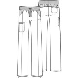 Straight Leg Drawstring Pant - Cherokee Infinity - Antimicrobial