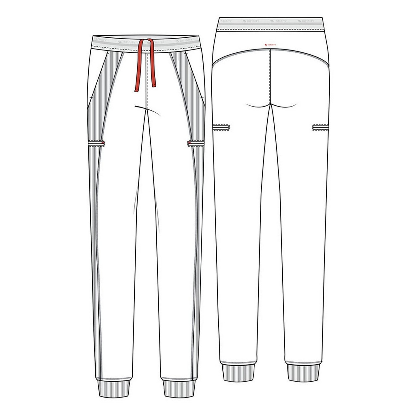 IN122A GNR8 Performance Mid Rise Jogger by Infinity