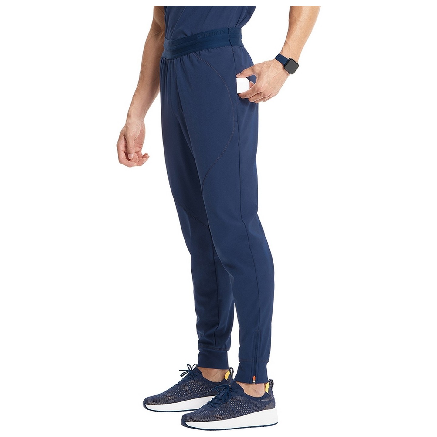 IN204A GNR8 Jogger pour Hommes à Jambe Zippée et 4 Poches par Infinity