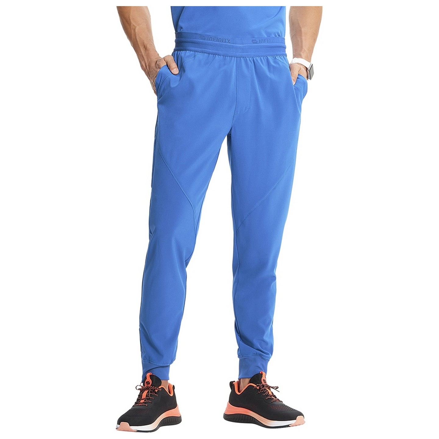IN204A GNR8 Men's Zip Hem Pull-On 4 Pocket Jogger by Infinity