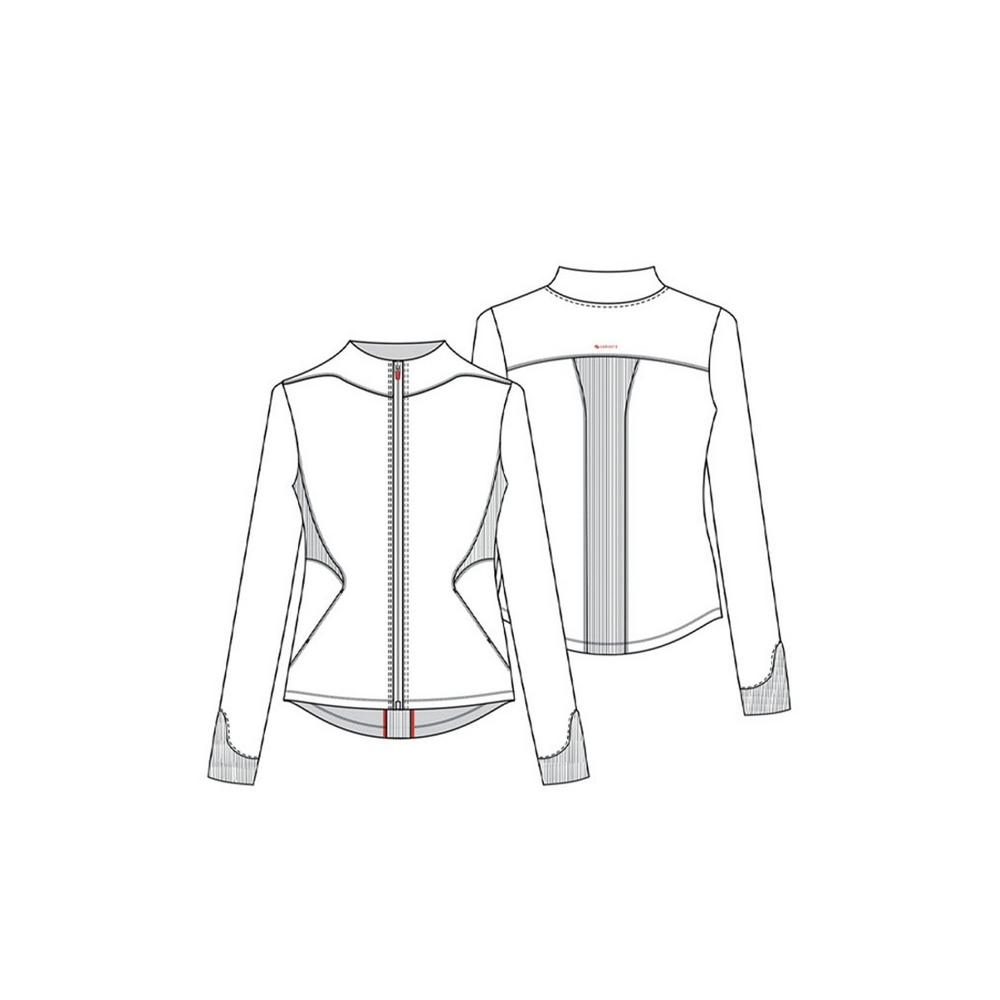 IN320A GNR8 Contemporary Warm Up Zip Jacket by Infinity