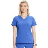 IN620A GNR8 Contemporary V-Neck Top with Kangaroo Pocket by Infinity