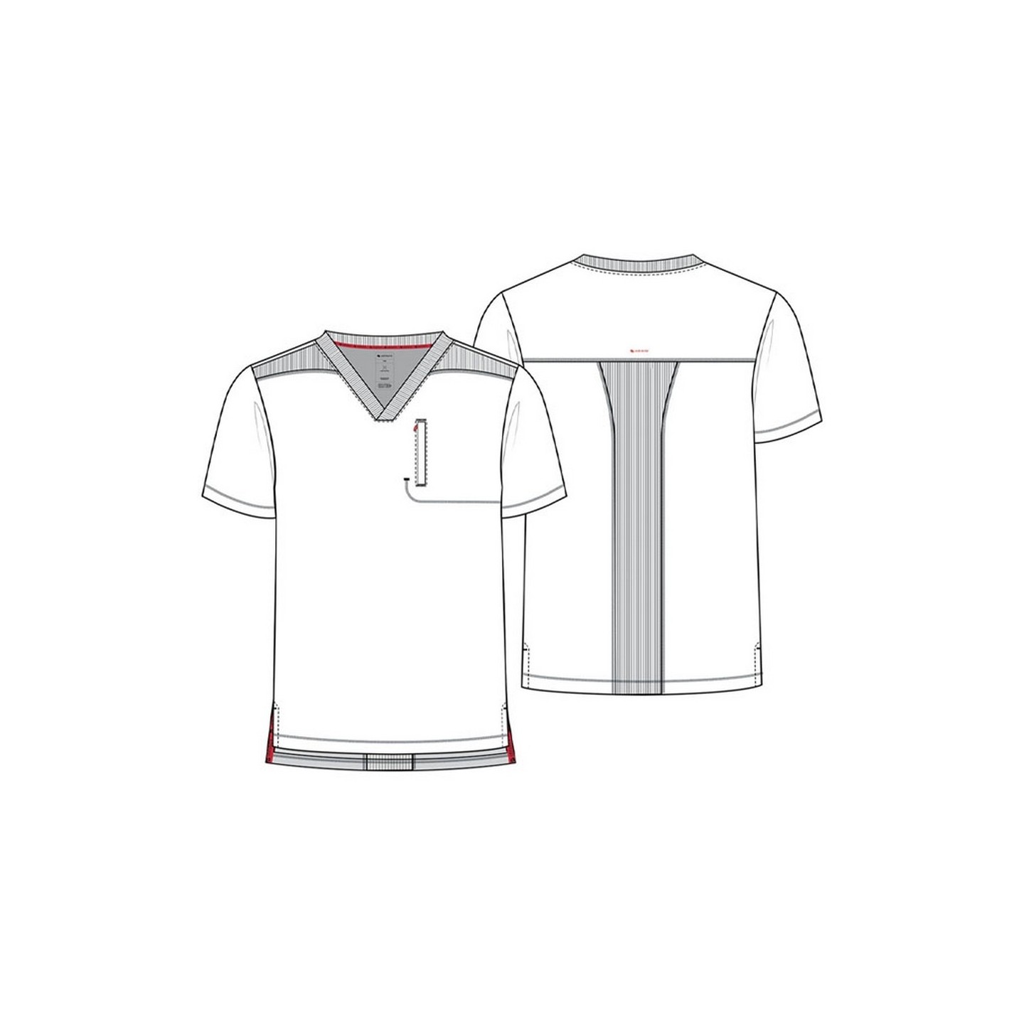 IN700A GNR8 Men's Chest Pocket Top by Infinity