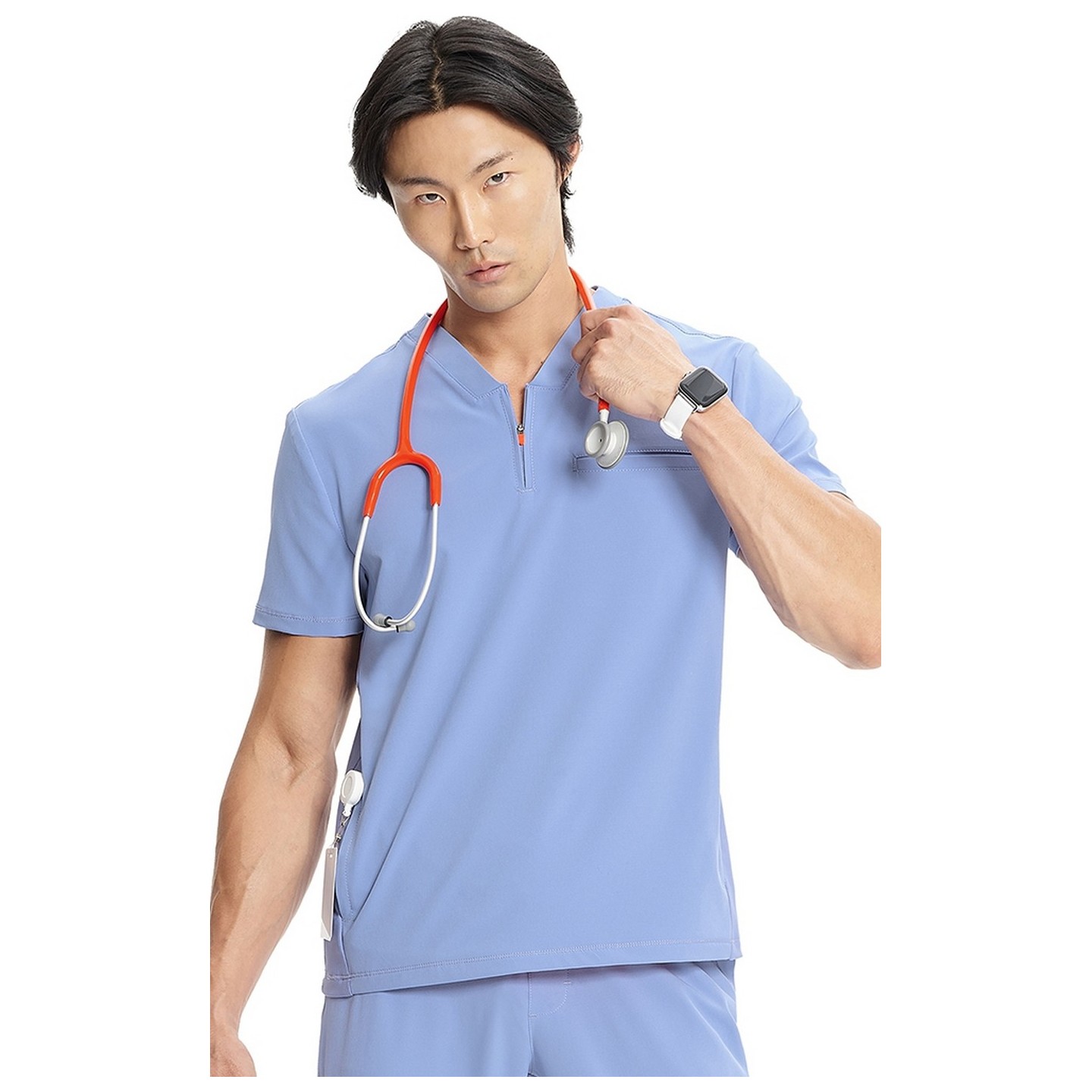 IN702A GNR8 Men's 3 Pocket Zip Neck Top by Infinity