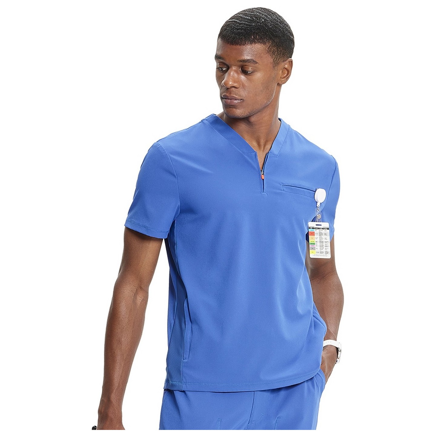 IN702A GNR8 Men's 3 Pocket Zip Neck Top by Infinity