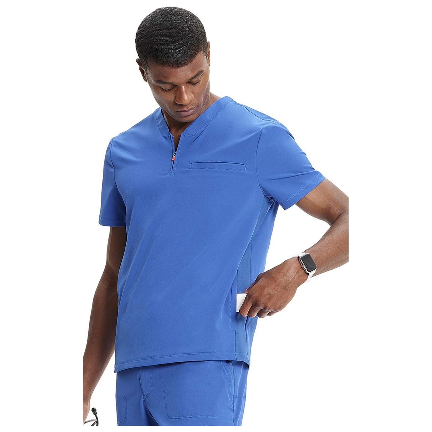 IN702A GNR8 Men's 3 Pocket Zip Neck Top by Infinity