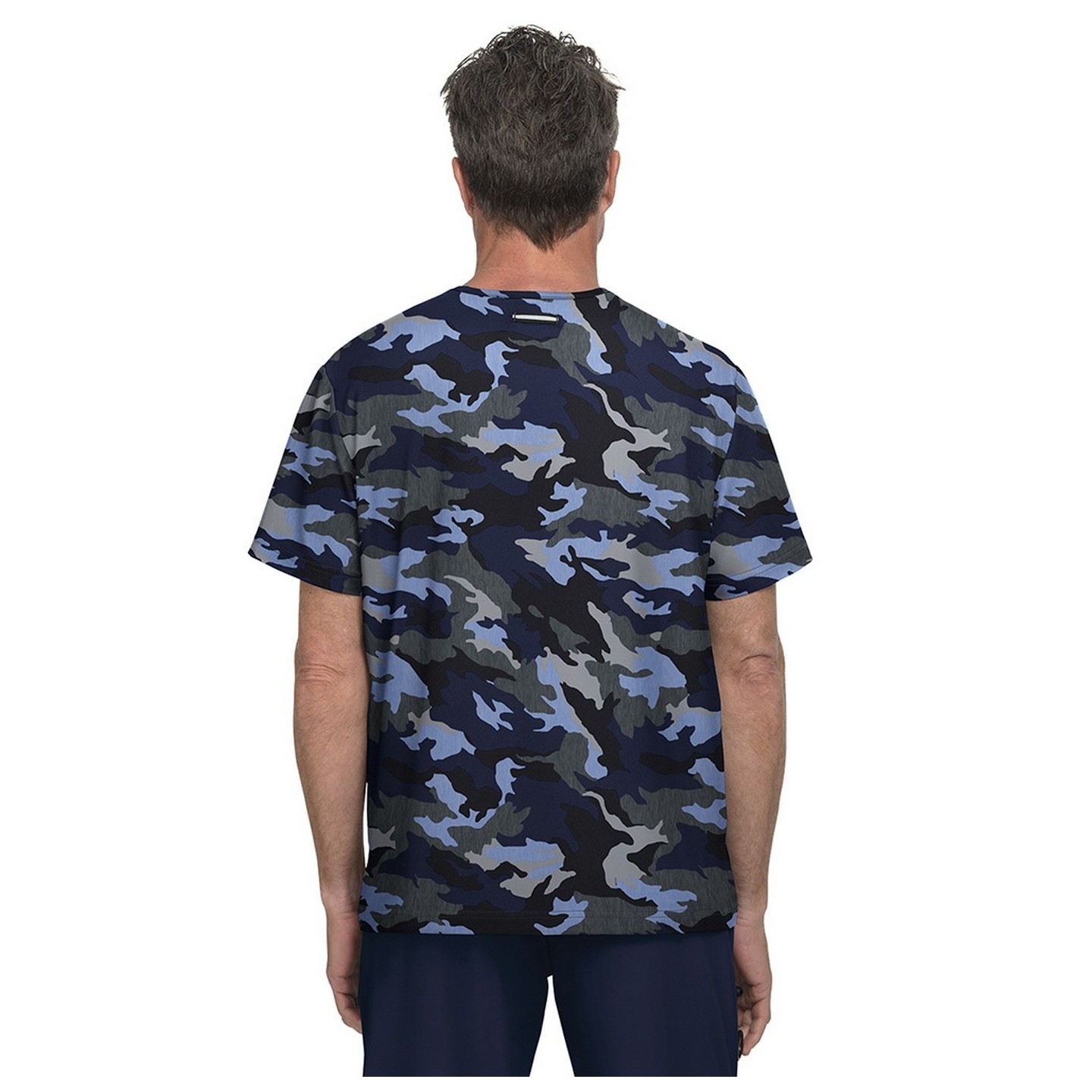 671PR koi Next Gen On Call Men's Print Top - Heather Camo