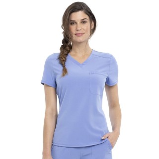 CKA690 Allura V-Neck Tuckable Top by Cherokee